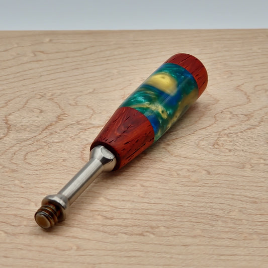 African Padauk and Inlace Acrylester - Wireless Handle