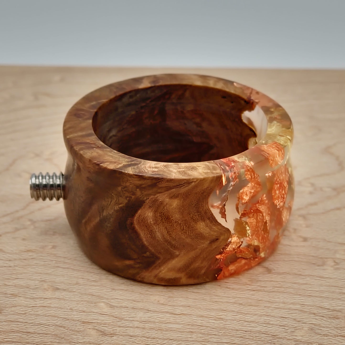 Live Edge Aussie Burl and Alumilite Resin Hybrid - Artisan Set