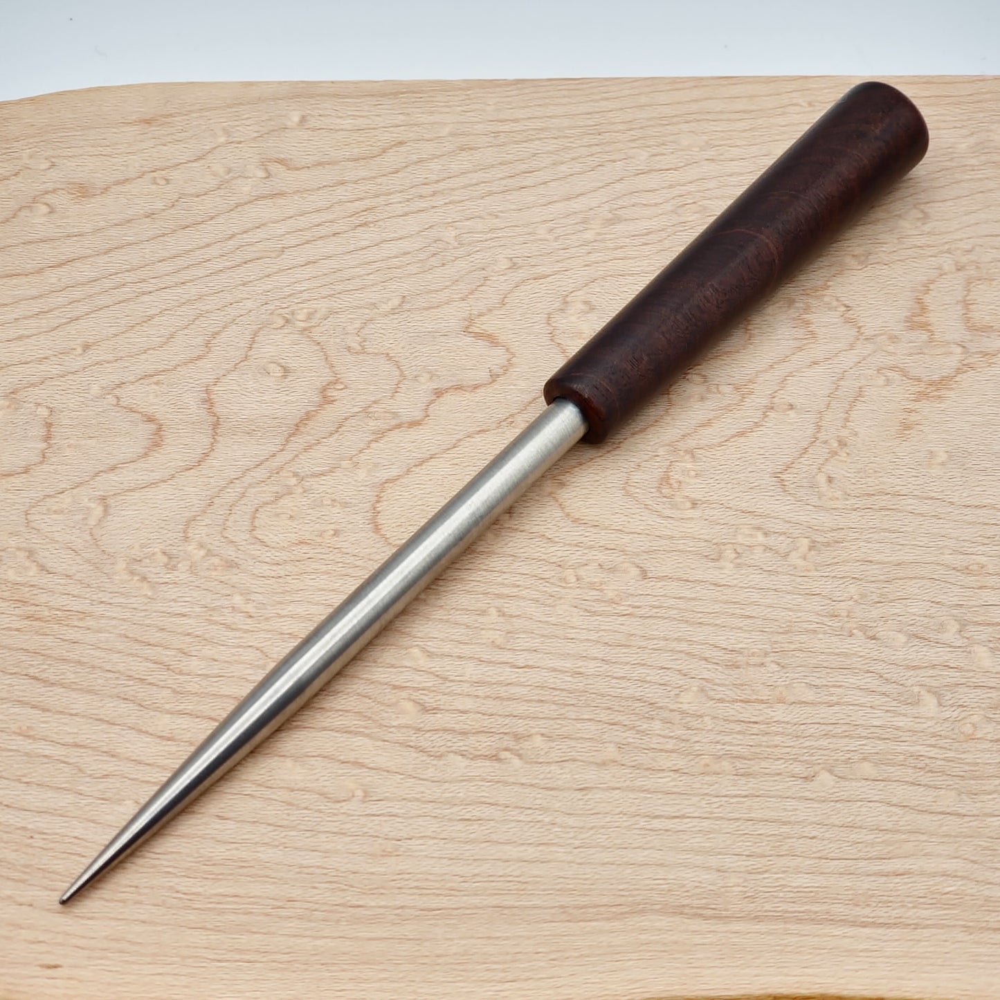 Crosscut Bolivian Rosewood and Titanium - Poker / Stir Tool / Dabber