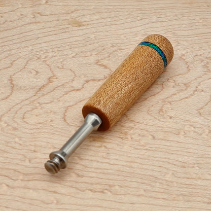 Hard Maple with Opals - Wireless Handle