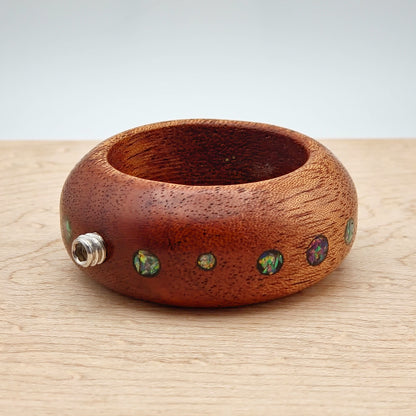 Mahogany with Opal Inlays - Matrix Bowl Sleeve