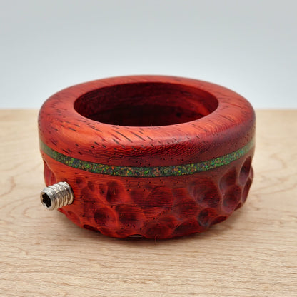 Padauk with Opals and Textured - Artisan Set