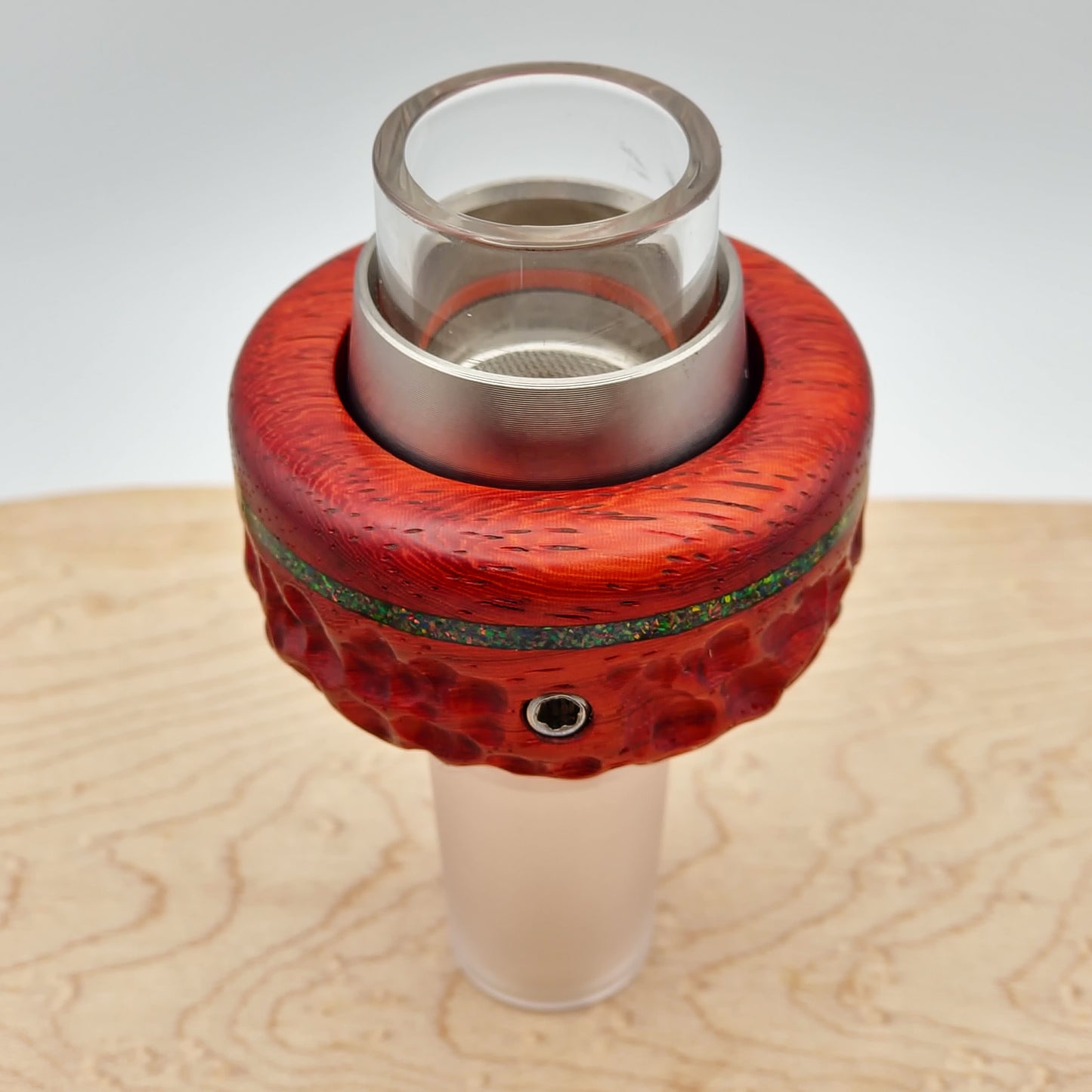 Padauk with Opals and Textured - Artisan Set