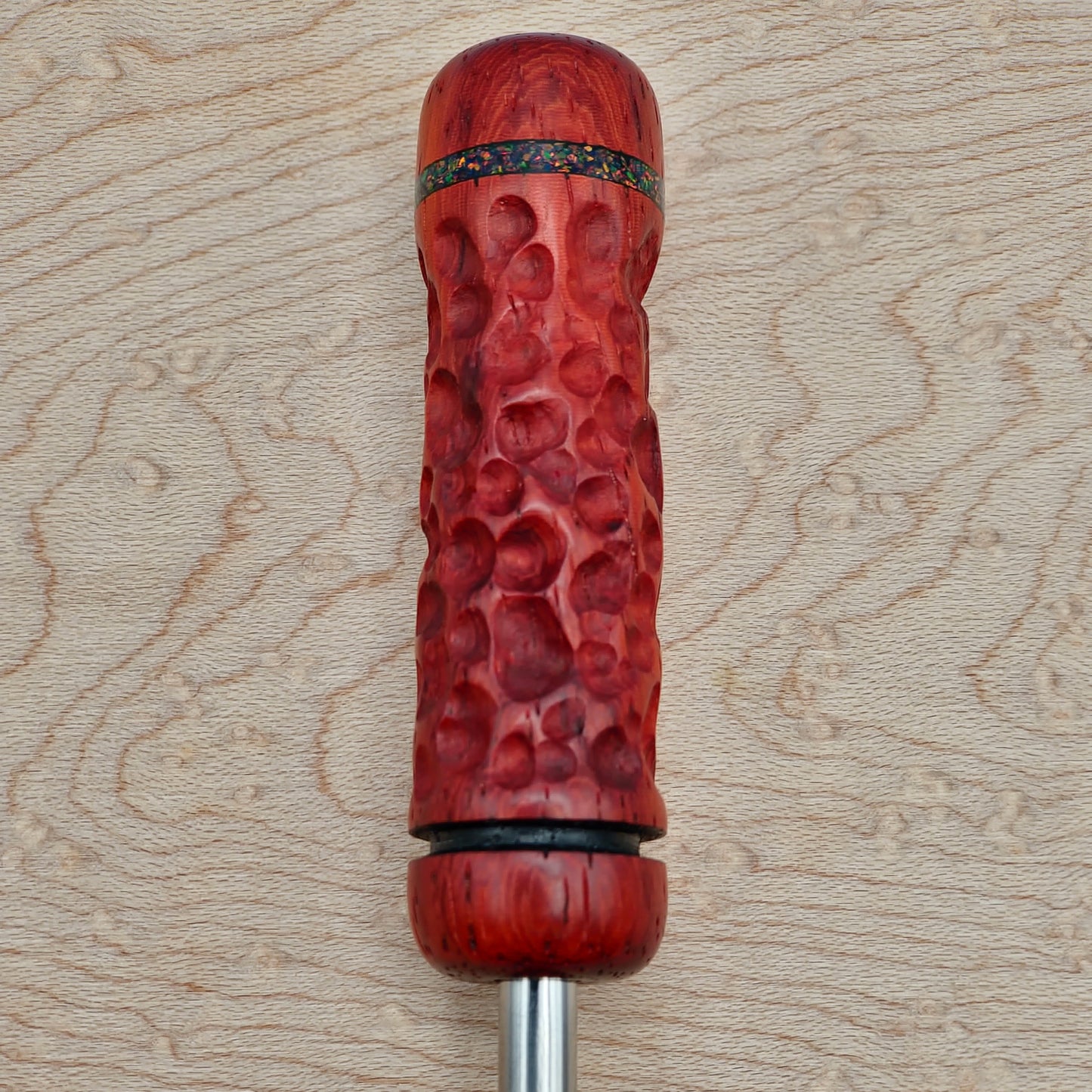 Padauk with Opals and Textured - Artisan Set