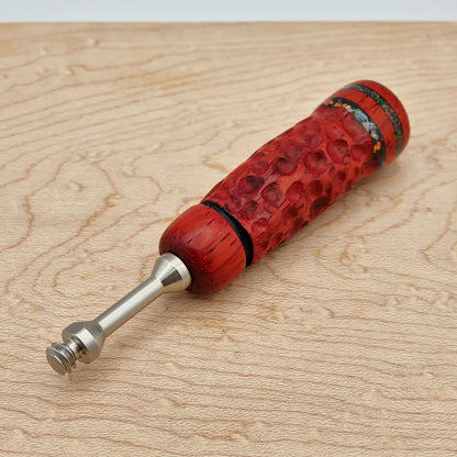 Padauk with Opals and Textured - Artisan Set